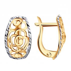 Золотые серьги МАГНАТ МА 011121 МА 011121 фото